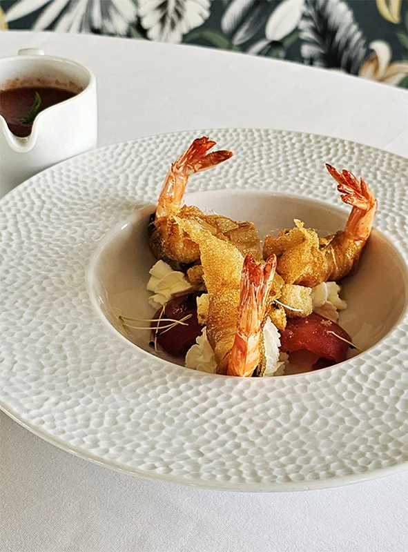 Gambas at L'Amandier