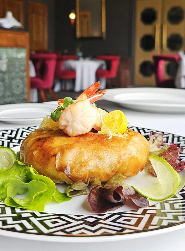 Pastilla at L'Amandier in the best restaurants Fes Morocco