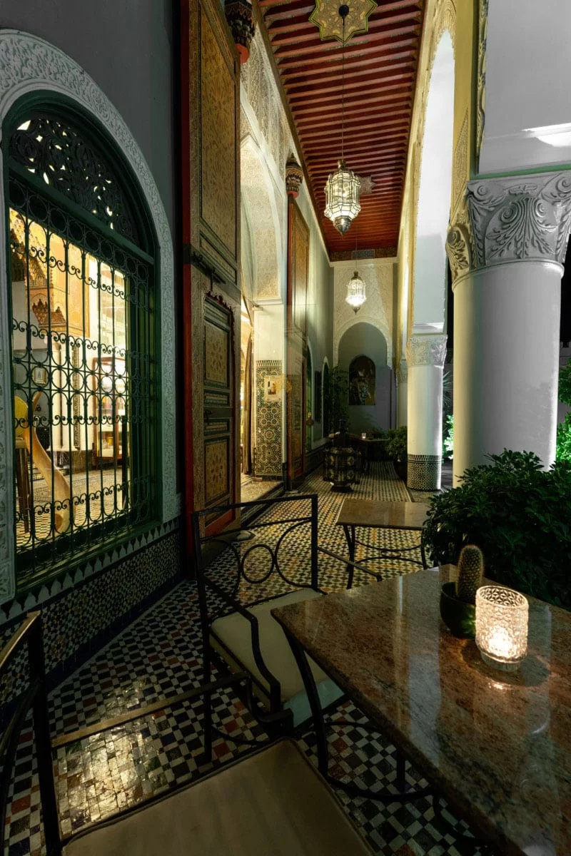 Luxury hotel fes patio
