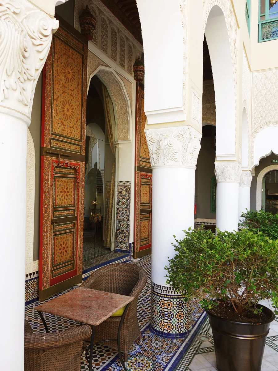 Luxury riad fes palais faraj interior design