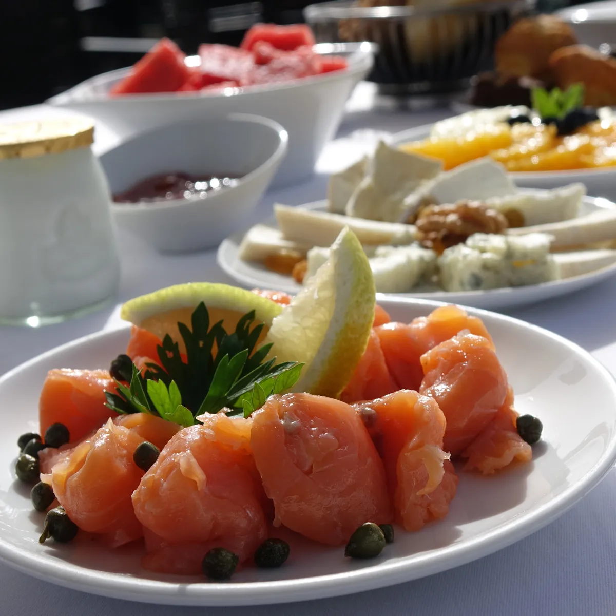 Ftour table setting